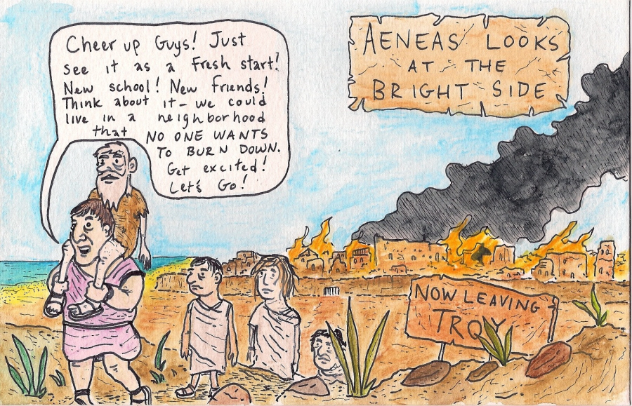 Aeneas Looks At The Bright Side