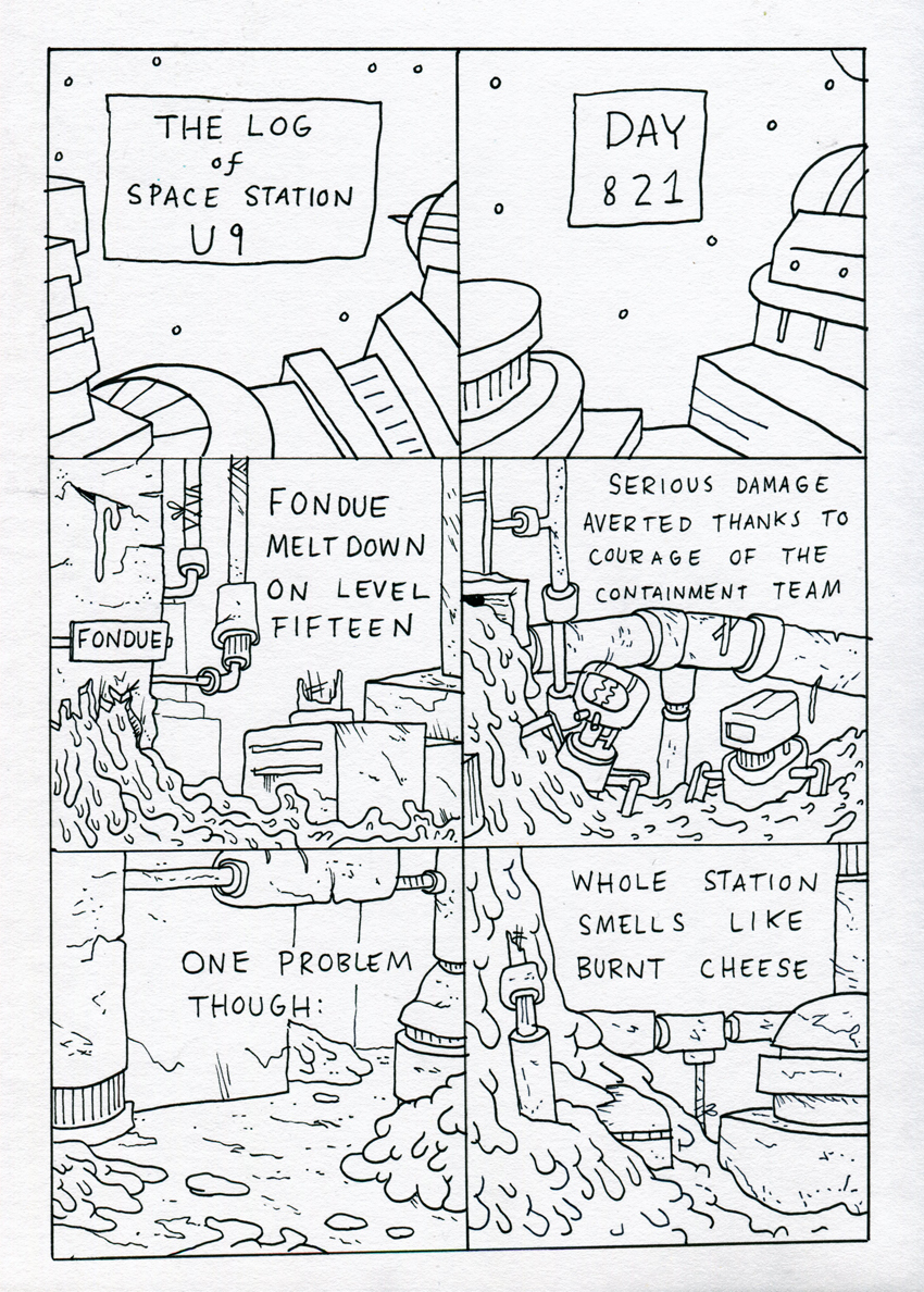 Log of Space Station U9: Fondue Crisis